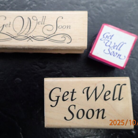 Get Well Stampers lot of 3 - Picture 1 of 3